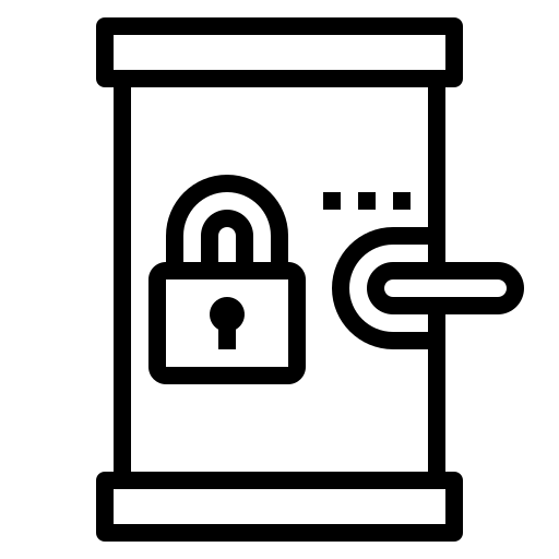 Porta blindata icona